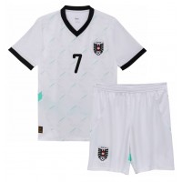 Østrig Marko Arnautovic #7 Udebanesæt Børn EM 2024 Kortærmet (+ Korte bukser)